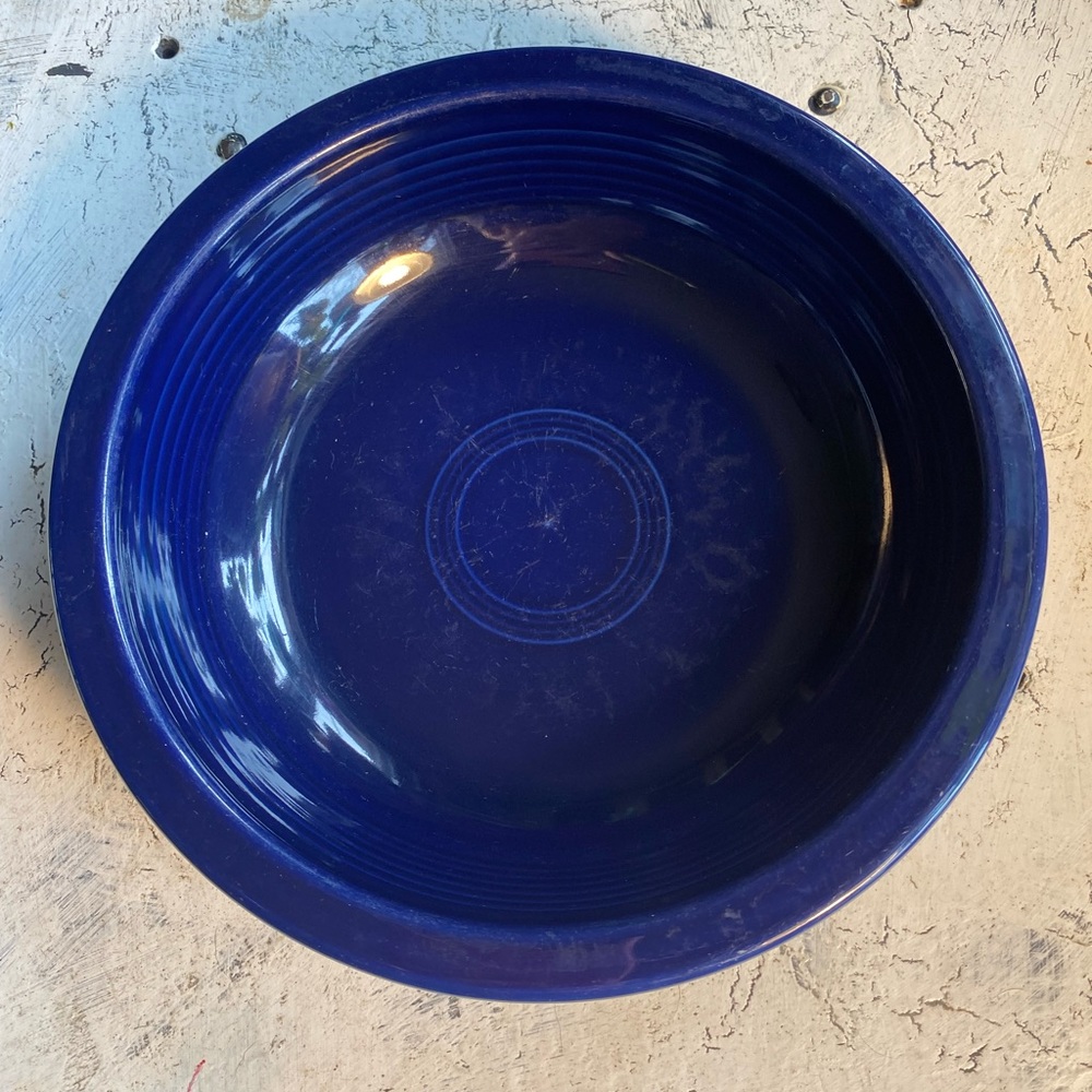 1 Fiesta Ware Cobalt 1 Qt Serving Bowl